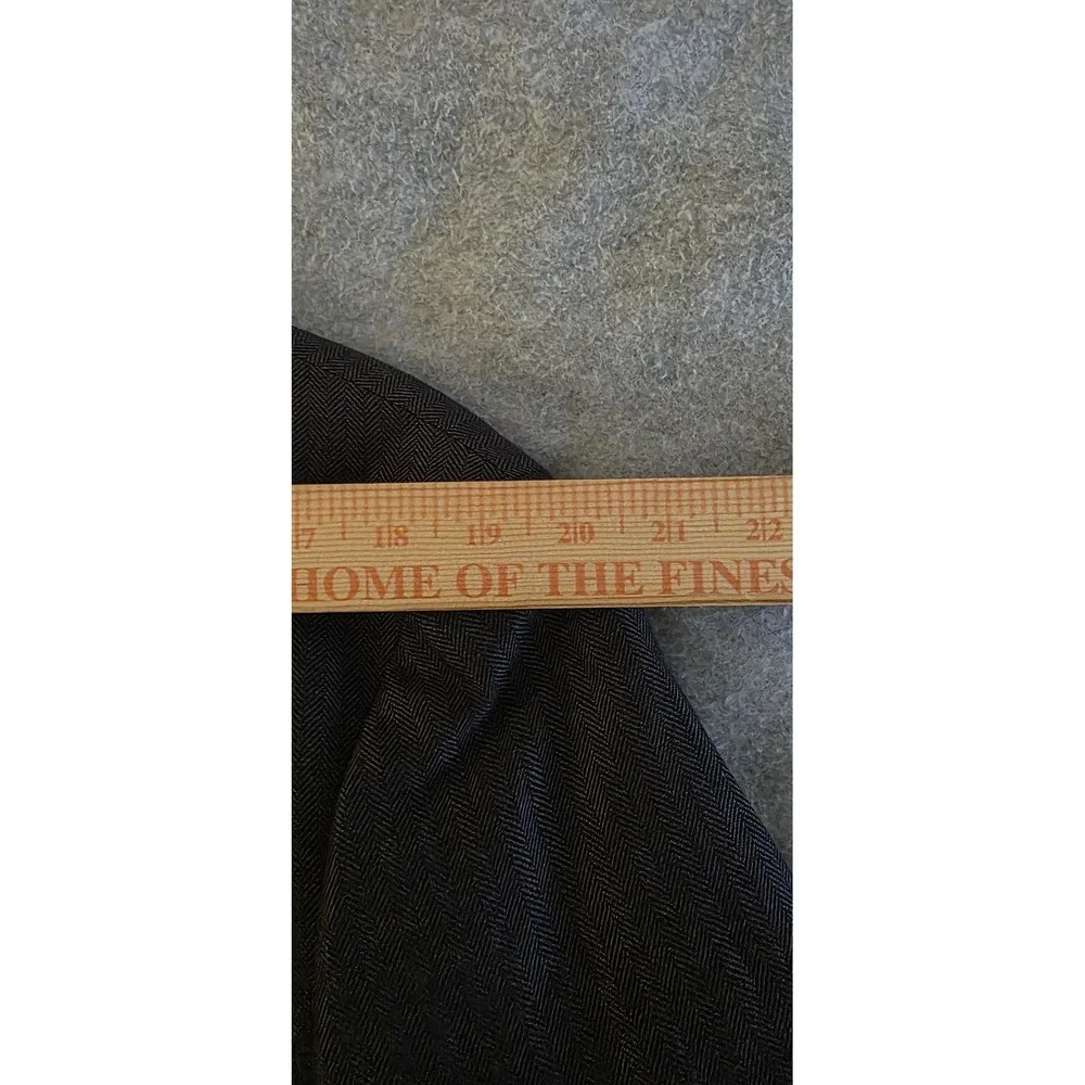 1 Like No Other Blazer Sport Coat Mens 48L Gray‎ Linen Cotton Herringbone Long